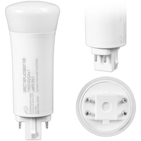 550 Lumens - 5.5 Watt - 3500 Kelvin - LED PL Lamp - Replaces 13W CFL - 4 Pin G24q Base - Plug and Play - 120/277 Volt - PLT-50409