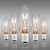 C7 - 7 Watt - Clear Twinkling - Incandescent Christmas Light Replacement Bulbs Thumbnail