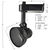 Nora NTL-213B - Wireback Low Voltage Track Fixture - Black Thumbnail