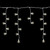 Warm White Icicle Lights - 8 ft. - 70 LED Mini Lights Thumbnail