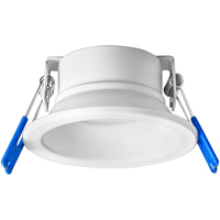 460 Lumens - 6 Watt - 3 in. Color Selectable New Construction LED Downlight Fixture - Hardwire - Kelvin 2700-3000-3500-4000-5000 - 40 Watt Incandescent Equal - Round - White Trim - 90 CRI - 120-277 Volt - PLT-20269