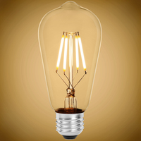 350 Lumens - 3.5 Watt - 2700 Kelvin - LED Edison Filament Bulb - 5.0 in. x 2.5 in. - Clear - 60 Watt Equal - 92 CRI - 120 Volt - Archipelago Lighting LTST19C35027MB-90