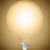 Natural Light - 5 in. Dia. - LED G40 Globe - 5 Watt - 40 Watt Equal - Candle Glow Thumbnail