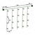 (100) Bulbs - Curtain Light - (5) Drops - Clear Mini Lights Thumbnail