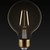 3.15 in. Dia. - LED G25 Globe Filament Bulb - 3 Watt - 25 Watt Equal - Warm White Thumbnail