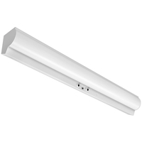 5550 Lumen Max - 45 Watt Max - 4 ft. Wattage and Color Selectable LED Stairwell Fixture with Motion Sensor - Watts 30-35-45 - Kelvin 3500-4000-5000 - 120-277 Volt - PLT Solutions - PLT-90300