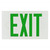 LED Exit Sign - Green Letters - Single or Double Face Thumbnail