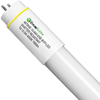 4 ft. LED T8 with UltraGuard Shatter Resistant Coating - Type B Ballast Bypass - 1680 Lumens - 10.5 Watt - 4000 Kelvin - Single-Ended or Double-Ended Power - 120-277 Volt - EncapSulite H87201T