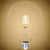 Natural Light - 5 in. Dia. - LED G40 Globe - 5 Watt - 40 Watt Equal -  Candle Glow Thumbnail