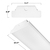 8300 Lumens - 64 Watt - 5000 Kelvin - 4 ft. x 7 in. LED Wraparound Fixture Thumbnail