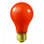 25 Watt - A19 Light Bulb - Opaque Orange Thumbnail