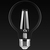 3.15 in. Dia. - LED G25 Globe Filament Bulb - 7 Watt - 75 Watt Equal - Warm White Thumbnail