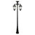 Solar Victorian Lamp Post with Double Lamp Head Thumbnail