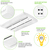 30,000 Lumen Max - 200 Watt Max - Wattage and Color Selectable Linear LED High Bay Fixture - Sensor Ready Thumbnail