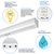 6750 Lumen Max - 55 Watt Max - Wattage and Color Selectable 4 ft. LED Stairwell Fixture with Motion Sensor Thumbnail