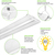 54,400 Lumens - 400 Watt - 5000 Kelvin - Linear LED High Bay Light Fixture Thumbnail