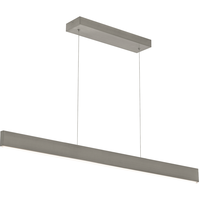 AFX Stealth - 4 ft. Color Selectable Linear LED Pendant Fixture - Nickel Finish - Kelvin 3000-3500-4000 - 1475 Lumens - 23 Watt - 90 CRI - 120 Volt - AFX Lighting STHP0146LAJD1SN