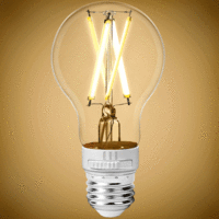 800 Lumens - 7 Watt - LED A19 Bulb with 3 Selectable Color Temperature - Kelvin 2700-3000-5000 - 60 Watt Equal - Medium Base - 120 Volt - PLT-12662