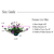 45 in. Wide Purple and Yellow Petunia Topiary - UV Resistant Thumbnail