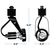 Track Light Fixture - Gimbal Ring - Black - GU10 Base Thumbnail