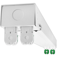 4 ft. LED Ready Strip Fixture - Double Lamp - Operates (2) 4 ft. Double-Ended Power Direct Wire LED Lamps (Sold Separately) - 120-277 Volt - Halco 90511