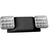 Emergency Light Fixture - LED Lamp Heads - 2.2 Watt - 90 Min. Operation - 120/277 Volt - Exitronix LED-90-BL