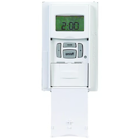 Digital In-Wall Timer Switch - Single Pole or 3-Way - White - 40 On/Off Operations Per Week - Intermatic ST01