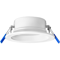980 Lumens - 10 Watt - 4 in. Color Selectable New Construction LED Downlight Fixture - Hardwire - Kelvin 2700-3000-3500-4000-5000 - 60 Watt Incandescent Equal - Round - White Trim - 90 CRI - 120-277 Volt - PLT-20270