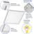 4670 Lumen Max - 40 Watt Max - 2 x 2 Wattage and Color Selectable Surface Mount LED Panel Fixture Thumbnail