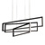 AFX Cole - 39 in. x 11 in. LED Pendant Fixture - Black Finish Thumbnail