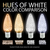 Pure White - LED C7 - Christmas Light Replacement Bulbs - Faceted Finish Thumbnail
