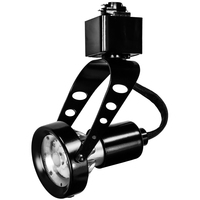 Track Light Fixture - Gimbal Ring - Black - GU10 Base - Operates up to 50 Watt Max. - Halo Track Compatible - 120 Volt - PLT-10049