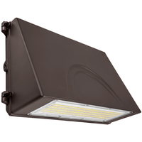 9000 Lumen Max - 60 Watt Max - Wattage and Color Selectable Full Cutoff LED Wall Pack Fixture - Watts 30-40-60 - Kelvin 3000-4000-5000 - Integrated Photocell - 277-480 Volt - PLT-13619