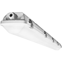 4500 Lumen Max - 34 Watt Max - 4 ft. Wattage and Color Selectable LED Vapor Tight Fixture - Watts 25-30-34 - Kelvin 3500-4000-5000 - IP65 Rated - 120-277 Volt - PLT-80086