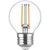 2 in. Dia. - LED G16 Globe Filament Bulb - 3 Watt - 25 Watt Equal - Warm White Thumbnail