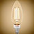 120 Lumens - 1.5 Watt - 3000 Kelvin - LED Chandelier Filament Bulb - 3.9 in. x 1.4 in. Thumbnail