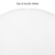 16 in. White Acrylic Globe Thumbnail