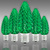 LED C9 - Green - Intermediate Base - Faceted Finish Thumbnail