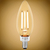 300 Lumens - 3.5 Watt - 2700 Kelvin - LED Chandelier Filament Bulb - 3.9 in. x 1.4 in. Thumbnail
