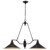 28 in. x 16 in. Pendant Fixture - Bronze Shade - Bronze Finish Thumbnail