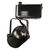 Nora NTL-214/75B - Round Back Cylinder Low Voltage Track Fixture - Black Thumbnail