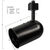 Track Light Fixture - Round Back Cylinder - Black - Black Baffle Thumbnail