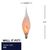 3 Watt - Silicone Tip Chandelier Bulb - Flicker Flame Thumbnail