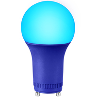 LED A19 Party Bulb - Blue - 9 Watt - 60 Watt Equal - GU24 Base - 120 Volt - PLT-13574