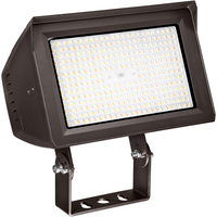 22,818 Lumen Max - 150 Watt Max - Wattage and Color Selectable LED Flood Light Fixture with Adjustable Beam Angle and Integrated Photocell - Watts 100-120-150 - Kelvin 3000-4000-5000 - Trunnion Mount - 120-277 Volt - PLT-13615