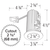 1100 Lumens - 12.5 Watt - 3000 Kelvin - 2 in. LED Light Engine Thumbnail