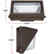 9375 Lumens - 75 Watt - 5000 Kelvin - LED Wall Pack Thumbnail