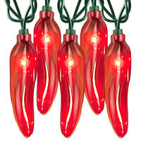 35 LIGHT CHILI LIGHTS RED