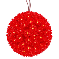 150L 10 inch Red LED Sphere