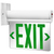 LED Exit Sign - Green Letters - Universal Edge-Lit Thumbnail